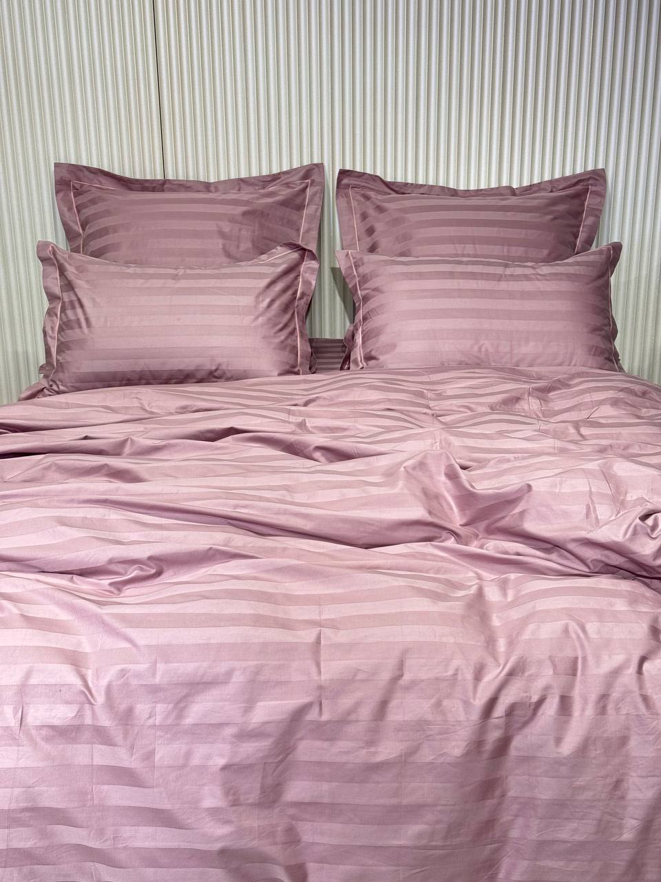 Комплект постельного белья с пододеяльником Страйп-Сатин AVRORA Люкс 200/230